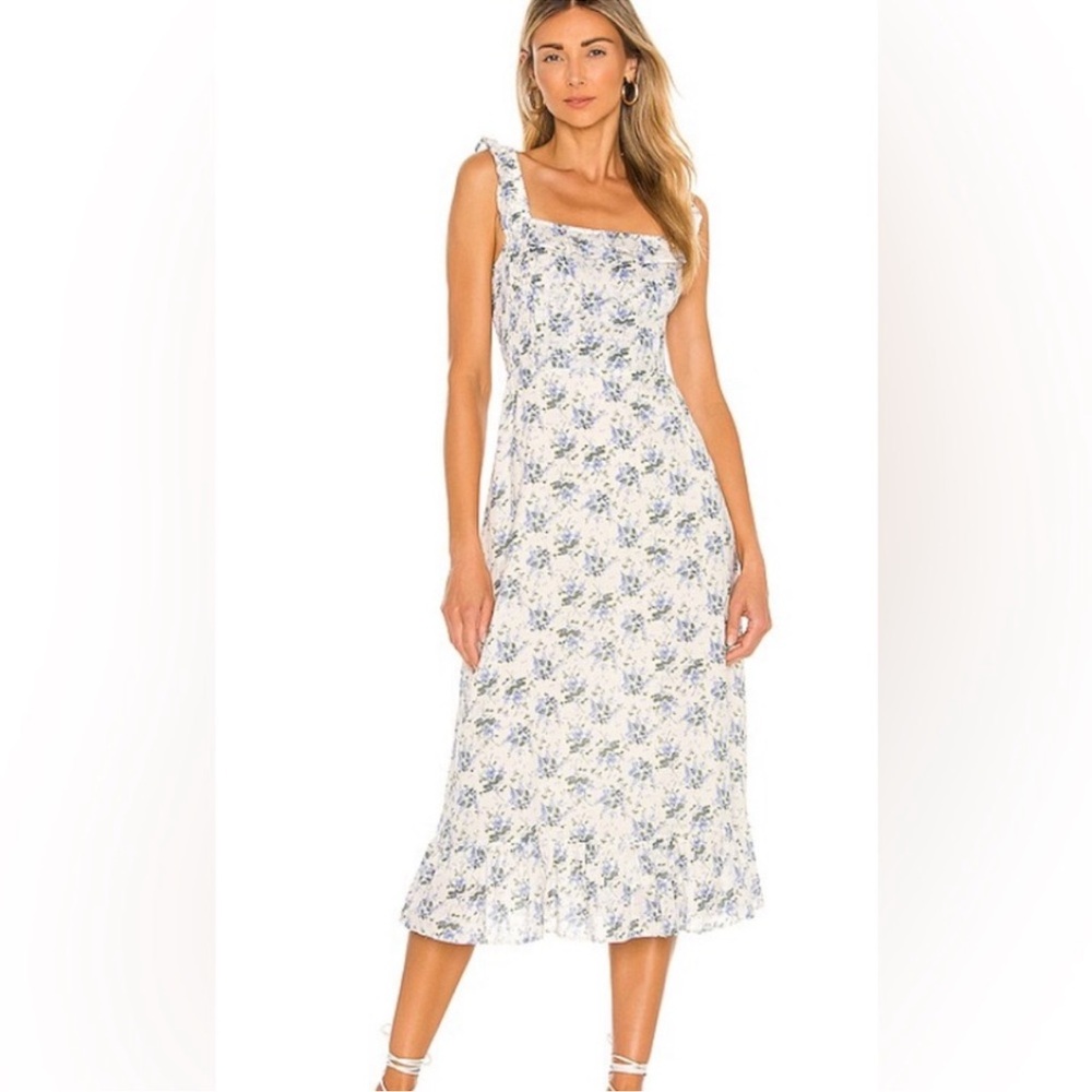 NWOT Heartloom Revolve Dennis Dress In Hydrangea